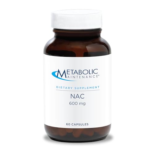 Metabolic Maintenance NAC 600mg - 60 Capsules for Cellular Support