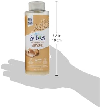 St. Ives Oatmeal & Shea Butter Body Wash (2-Pack) - Smooth & Hydrated Skin