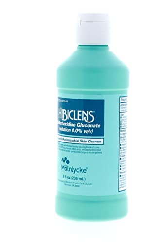 Hibiclens Liquid 8 oz (Pack of 5) – Antimicrobial Skin Cleanser for Infection Prevention