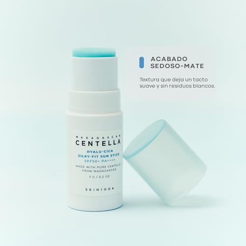 SKIN1004 Madagascar Centella Hyalu-Cica Silky-Fit Sun Stick 7g – Korean Calming Sun Protection for Sensitive Skin