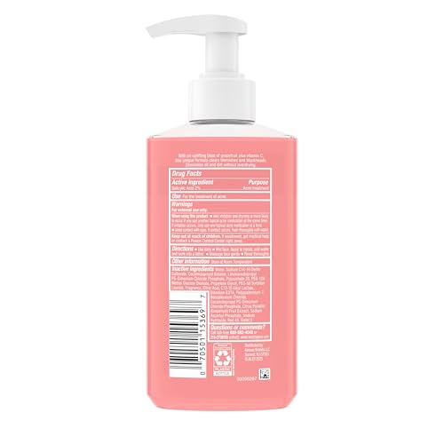 Neutrogena Oil-Free Salicylic Acid Pink Grapefruit Pore Cleansing Acne Wash with Vitamin C - 9.1 fl. oz