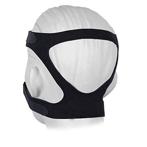 Universal CPAP Mask Headgear Strap - Soft & Stretchy (Standard, Black)