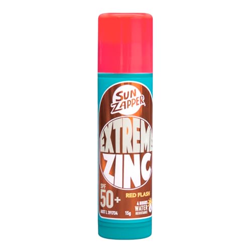 Sun Zapper Red Flash Extreme Zinc Mineral Sunscreen Stick SPF50+ for Dry to Oily Skin – Australian