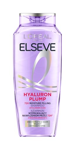L’Oréal Paris Elvital Moisturising Shampoo for Shiny Hair, Hydration & Volume, 300 ml