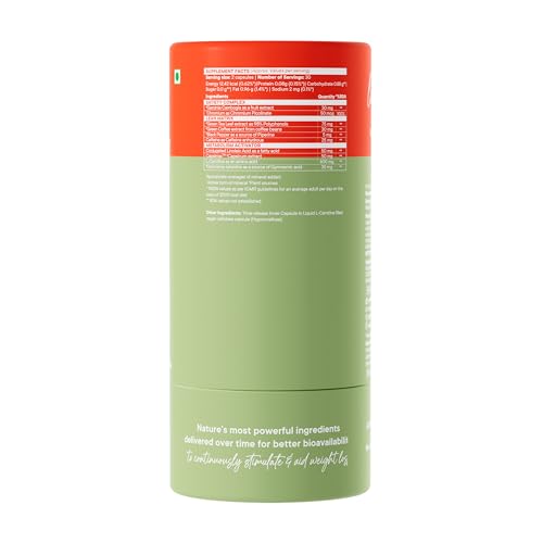 Wellbeing Nutrition Slow | Burn: L-Carnitine, Caffeine & Chromium for Fat to Energy Conversion (60 Capsules)