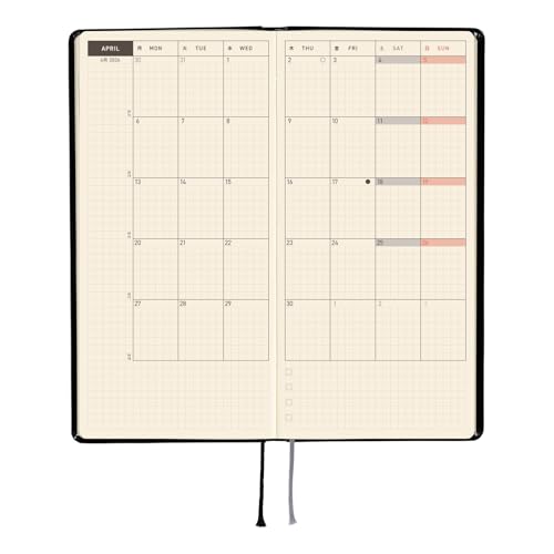 Hobonichi Techo 2026 Weekly Planner - Yumi Kitagishi White Cat Design