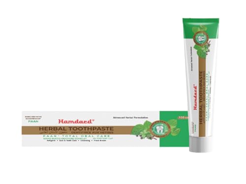 Hamdard Paan Herbal Ayurvedic Toothpaste - Fluoride-Free Gum Care & Fresh Breath, 200g