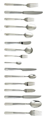 Fortessa Metropolitan 18/10 Stainless Steel Flatware Serving Spoon - 9.25 Inch Elegant Serving Utensil