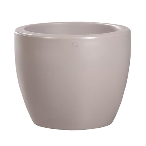 WELL HOME Ordesa Cement Flower Pot - 30cm Diameter x 34cm Height