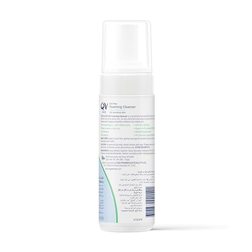 QV Face Oily Skin Foam Cleanser, 150ml - Refreshing Daily Cleanser