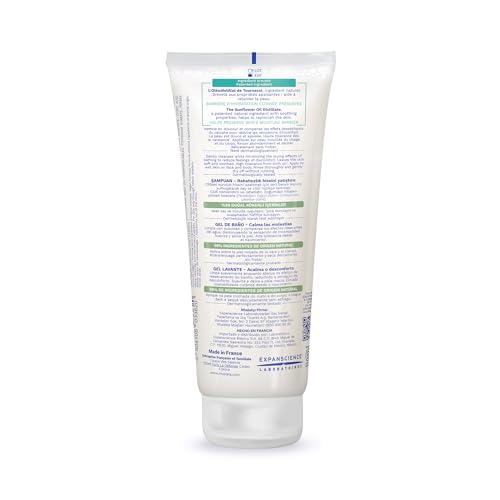 Mustela Stelatopia Cleansing Gel - Baby Face & Body Wash for Eczema-Prone Skin with Natural Avocado & Sunflower Oil - Fragrance-Free & Tear Free - 6.76 fl. oz