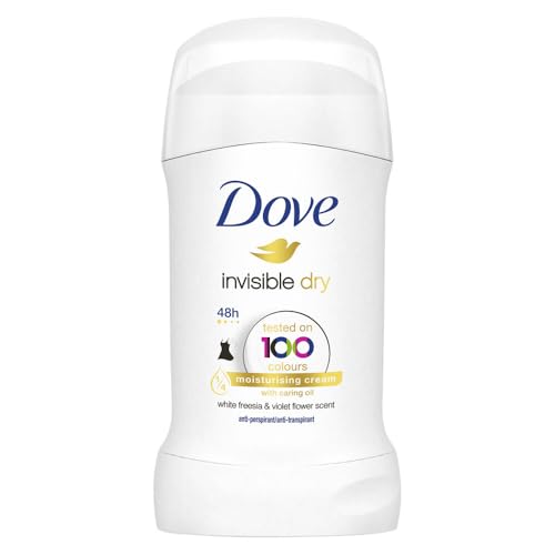 Dove Advanced Care Invisible Dry Anti-Perspirant Cream Deodorant Stick for Women - 72-Hour Sweat Protection with Pro-Ceramide Technology - 50 ml