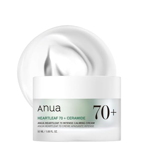 ANUA 70 CALMING CREAM WITH CERAMIDE & PANTHENOL FOR SENSITIVE SKIN - KOREAN HYDRATION