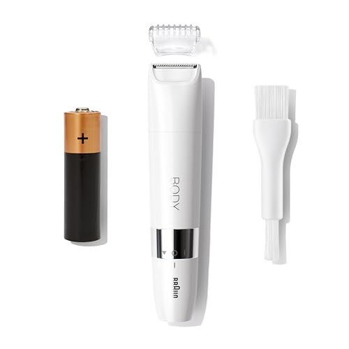 Braun BS1000 Mini Electric Trimmer for Precision Body Hair Removal