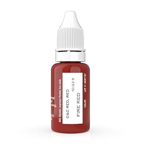 Biotouch Fire Red Lip Pigmentation - Long Lasting PMU Color - 1/2 oz