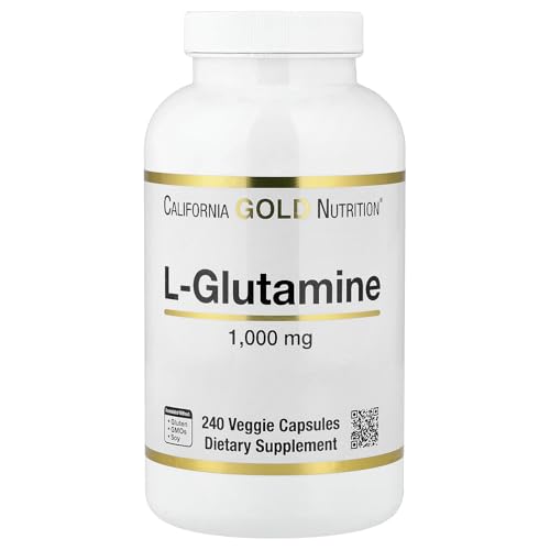 Lake Avenue Nutrition L-Glutamine 1000mg, 240 Veggie Capsules