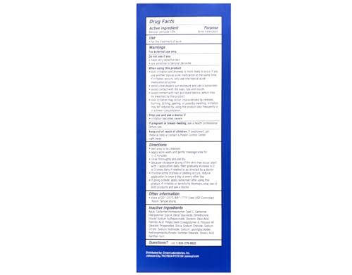 PanOxyl Acne Foaming Wash 10% Benzoyl Peroxide - Maximum Strength Antimicrobial - 5.5 Ounce