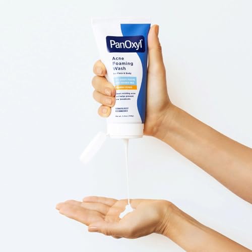 PanOxyl Foaming Acne Wash Maximum Strength - 5.5 oz (Pack of 2) | Benzoyl Peroxide Acne Treatment