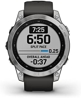 Garmin Fenix 7 Standard Edition Smartwatch - Silver with Graphite Band