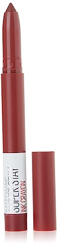 Maybelline Super Stay Ink Crayon Lipstick - Make It Happen, Berry Red