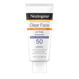Neutrogena Clear Face Liquid Lotion Sunscreen SPF 50 - For Acne-Prone Skin