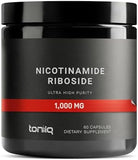 Toniiq Nicotinamide Riboside 1000mg | NAD+ Booster | Stabilized NRHM Formula | 60 Vegan Capsules