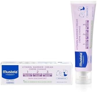 Mustela 1 2 3 Vitamin Barrier Cream (50ml) - Protects & Soothes