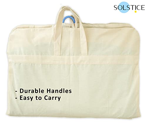 SOLSTICE Cotton Coat Suit Cover Big Size 34" x 24" with Zipper - Pack of 3