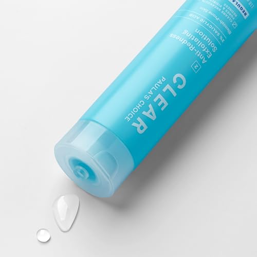 Paula's Choice CLEAR Anti-Redness Exfoliating Solution with 2% Salicylic Acid - Fragrance-Free Acne Treatment for Blackheads & Clogged Pores, 4 Fl. Oz