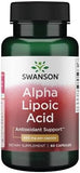 Swanson Alpha Lipoic Acid 600mg: Powerful Antioxidant Support (60 Capsules)