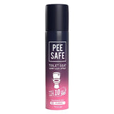 Pee Safe Floral Toilet Seat Sanitizer Spray 75ml - 99.9% Germ Protection, UTI Prevention, Travel Ready