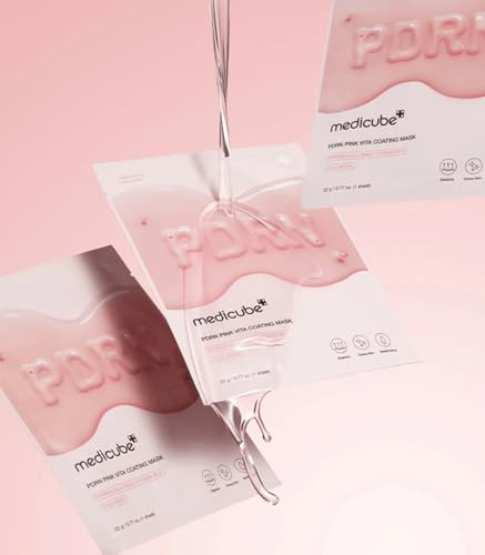 Medicube PDRN Pink Vita Coating Sheet Mask - Collagen & Vitamin B12 for Firmer Skin