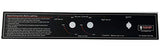 Modernhome MHP Gas Grill Control Panel - Black Label (20.75" x 3.125")