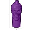JNX SPORTS Skull Shaker Bottle (24oz, Grape Limited Edition)