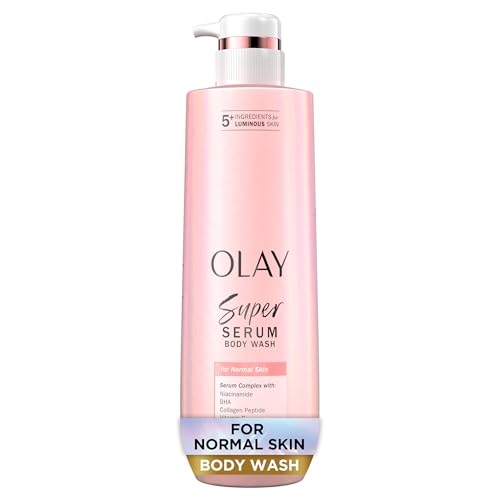 Olay Super Serum Body Wash for Normal Skin - 24hr Hydration & Brightening - 18.5 fl oz