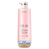 Olay Super Serum Body Wash for Normal Skin - 24hr Hydration & Brightening - 18.5 fl oz