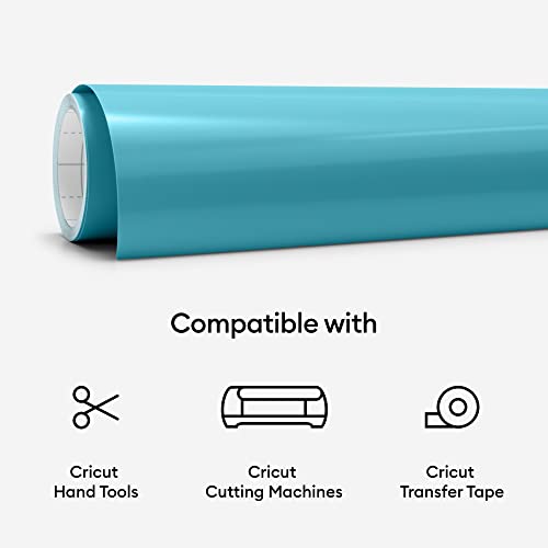 Color Change Cold Turquoise Permanent Vinyl 12x24 Inch