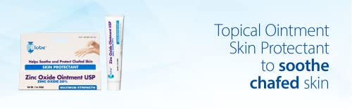 Globe Pharmacy Zinc Oxide Ointment 2 oz (2 Pack) | Skin Protectant