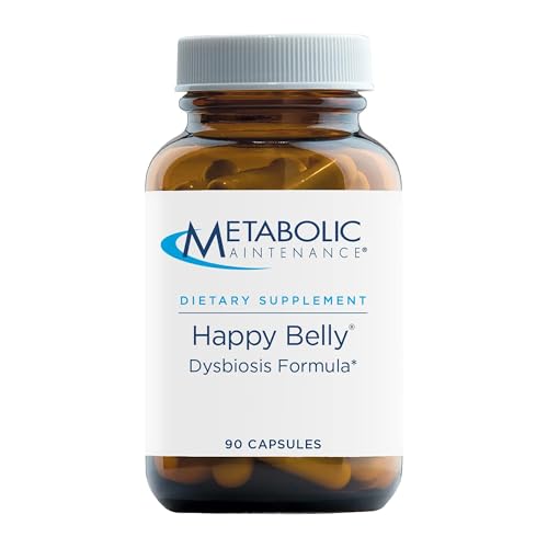 Happy Belly Dysbiosis Formula by Metabolic Maintenance - 90 Capsules for Gut Health