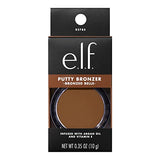 e.l.f. Putty Bronzer - Creamy, Highly Pigmented Bronzer with Argan Oil & Vitamin E | Long-Lasting Glow, 0.35 Oz