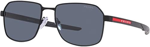 Prada Linea Rossa PS54WS Men's Sunglasses - Black, 57mm