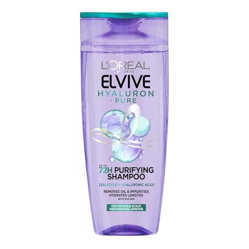 L’Oréal Paris Elvive Hyaluron Pure Purifying Shampoo for Oily Hair - 400ML