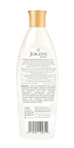 Jergens Shea Butter Body Lotion 200ml - Deep Nourishment Fast Absorbing Moisturizer