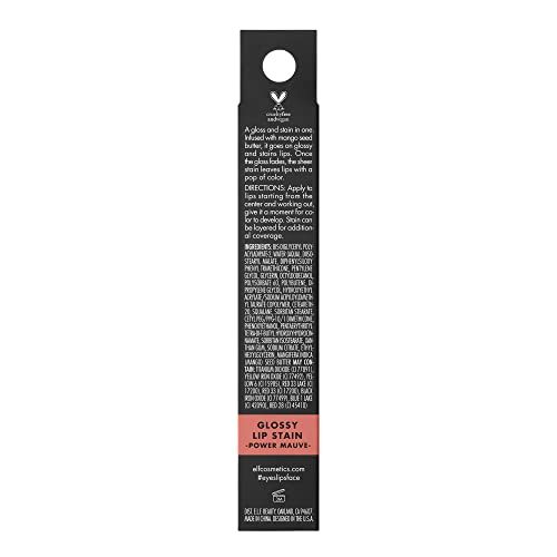 e.l.f. Glossy Lip Stain: Power Mauves Long-Lasting Lip Color