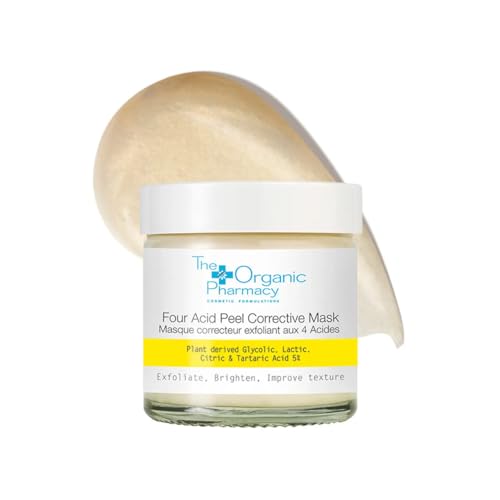 The Organic Pharmacy Four Acid Peel Corrective Mask 60ml - Exfoliate, Brighten, Improve Texture