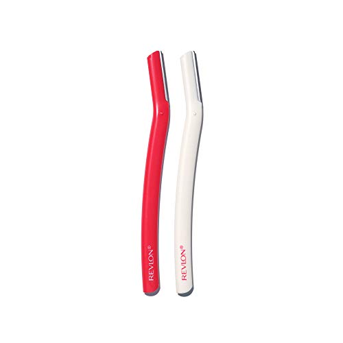 REVLON Dermaplaning Tool - Facial Razor for Smooth Skin & Hair Removal (Pack of 2)