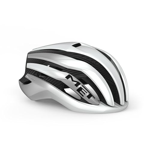 MET Trenta 3K Carbon MIPS Cycling Helmet - White/Grey