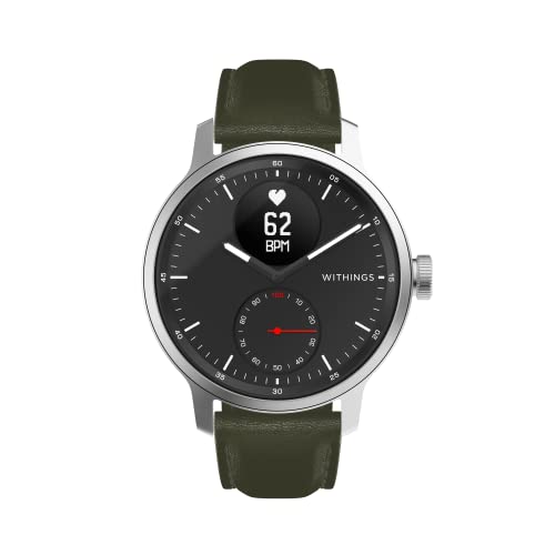 Withings Premium Leather Wristband for ScanWatch & Steel HR Smartwatches