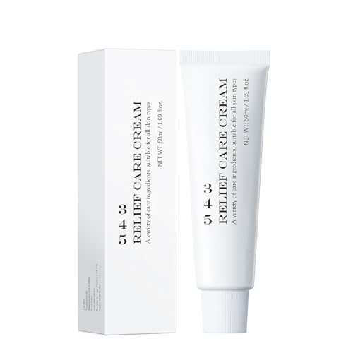 Hydrating Facial Moisturizer Cream for Dry & Sensitive Skin - Daily Soothing & Non-Greasy Formula