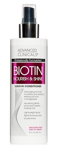 Advanced Clinicals Thickening Hair Spray: Leave-In Treatment for Fine Hair (8oz)